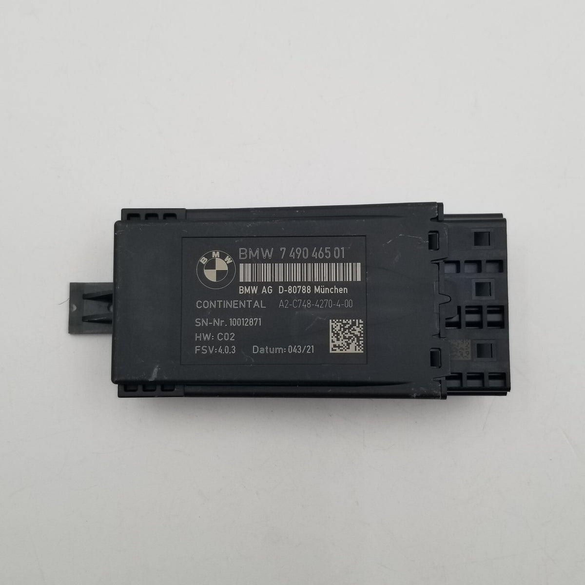 2019- 2024 BMW X5 G05 REAR LEFT DRIVER SEAT HEAT HEATED CONTROL MODULE 7490465