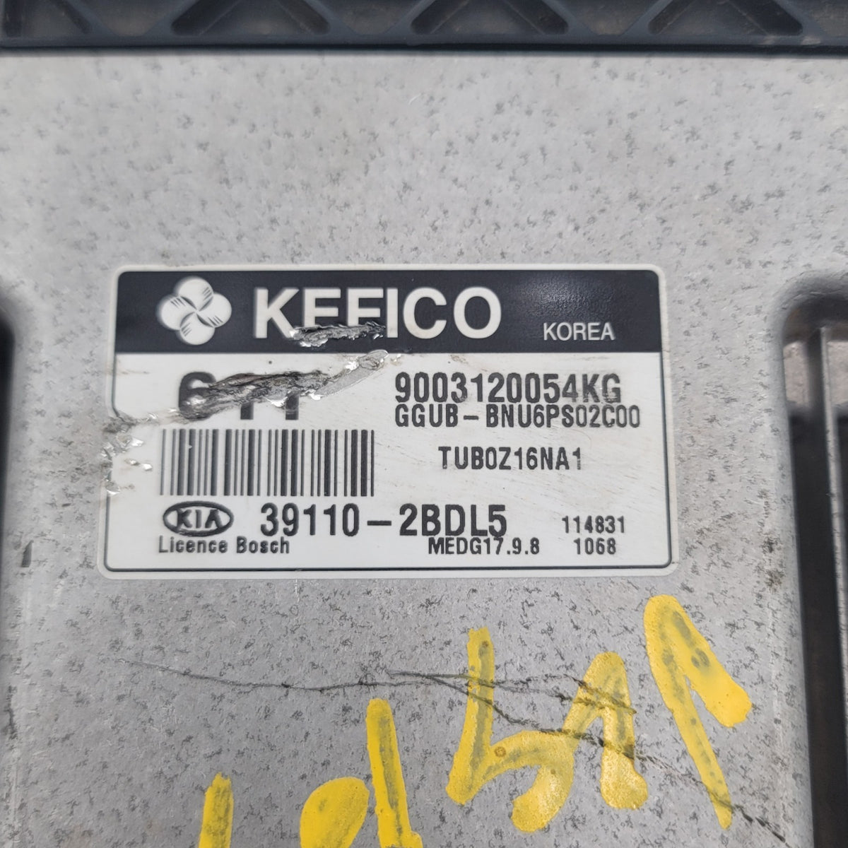 2011 2012 2013 2014 Hyundai Sonata 2.4L Engine Control Module ECU 39110-2BDL5