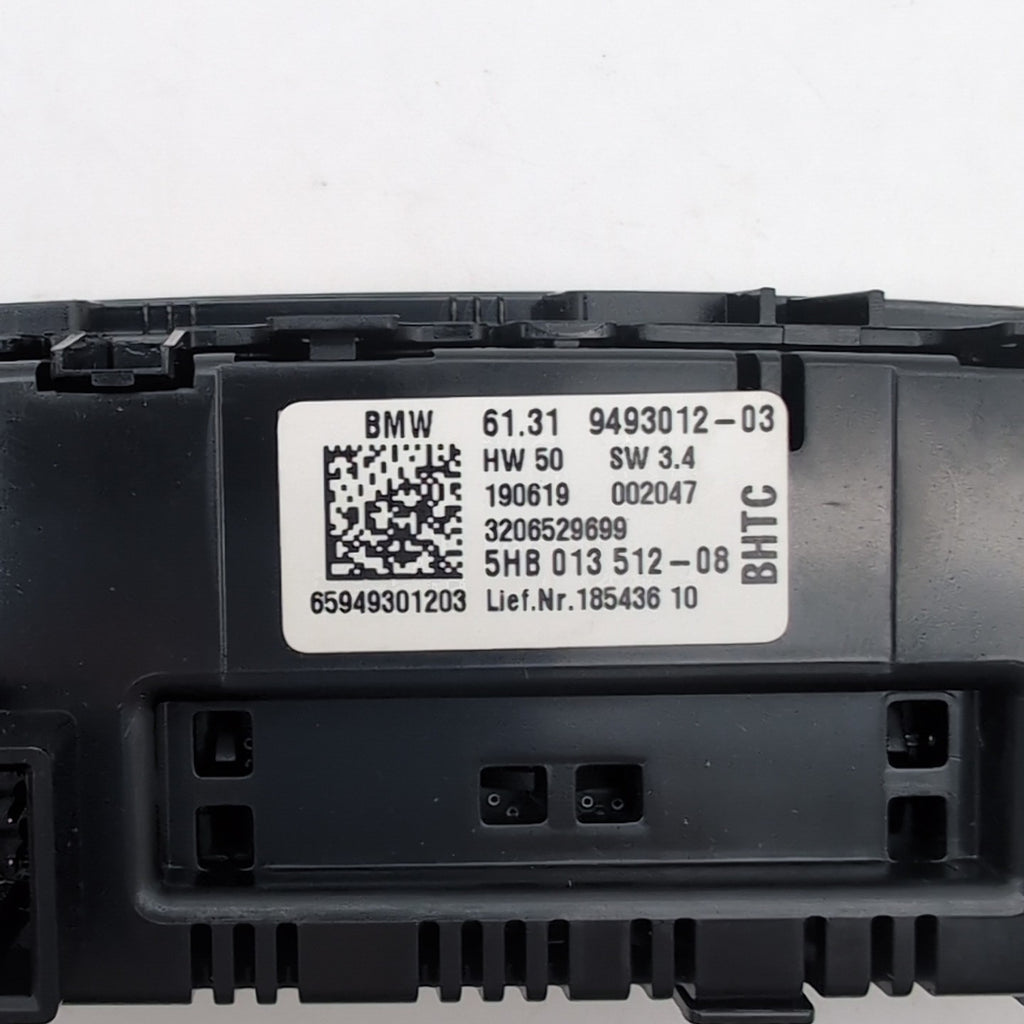 2019 - 2024 BMW M3 G80 330I G20 Rear Air Vent AC Climate Control Switch 9493012