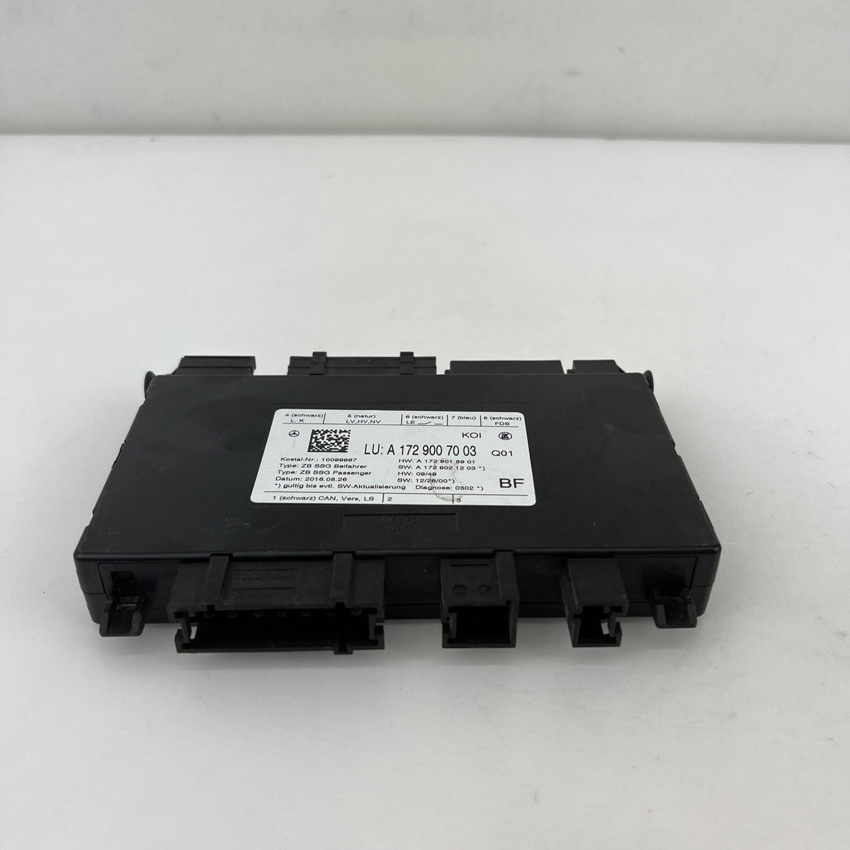 Mercedes R172 SLK250 E350 C350 Seat Control Module Front Right Side