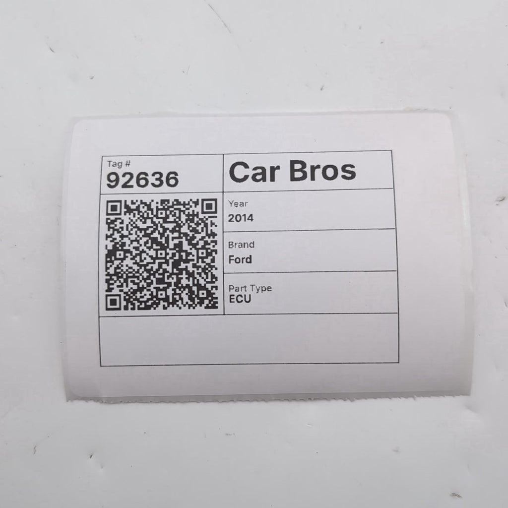 2014 Ford Fusion 1.6L Engine Computer Control Module ECU ES7A-12A650-AKA