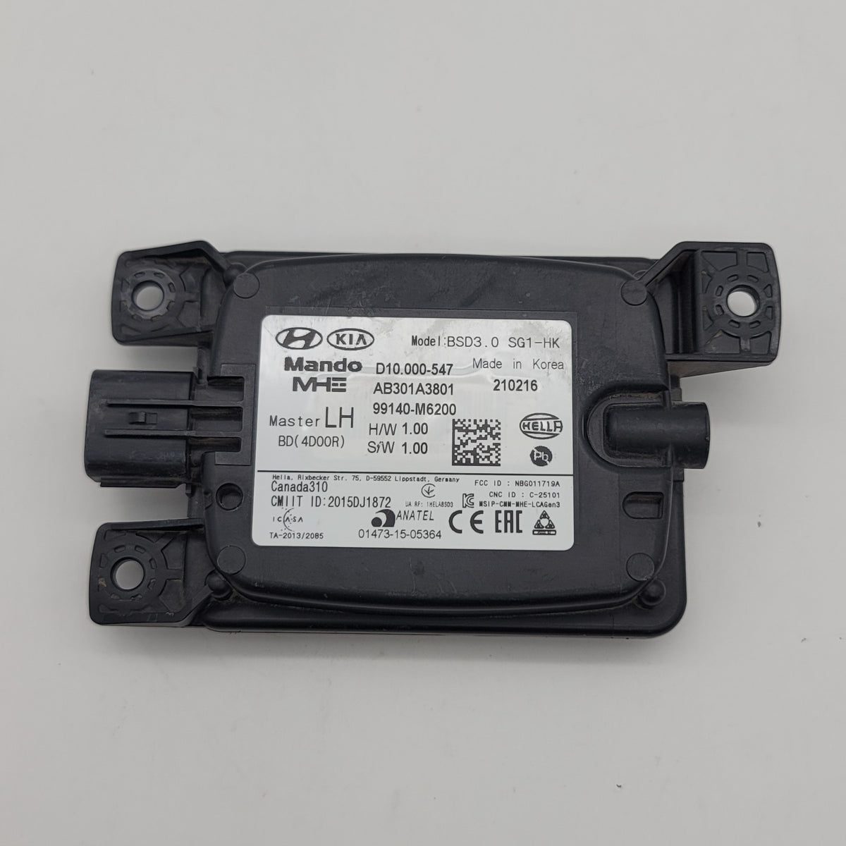 2019 2020 2021 Kia Forte Blind Spot Radar Module Left Side Oem 99140M6200