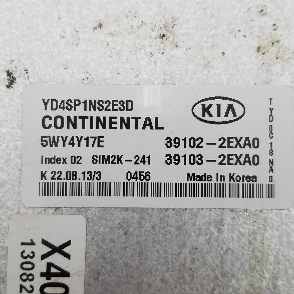 2015 Kia Forte 1.8 Engine Computer Control Module ECM ECU 39102 2EXA5 OEM