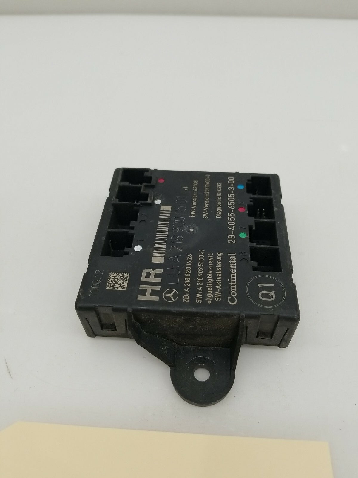 2012- 2014 Mercedes Cls550 W218 Rear Right Side Door Module Control Unit Oem