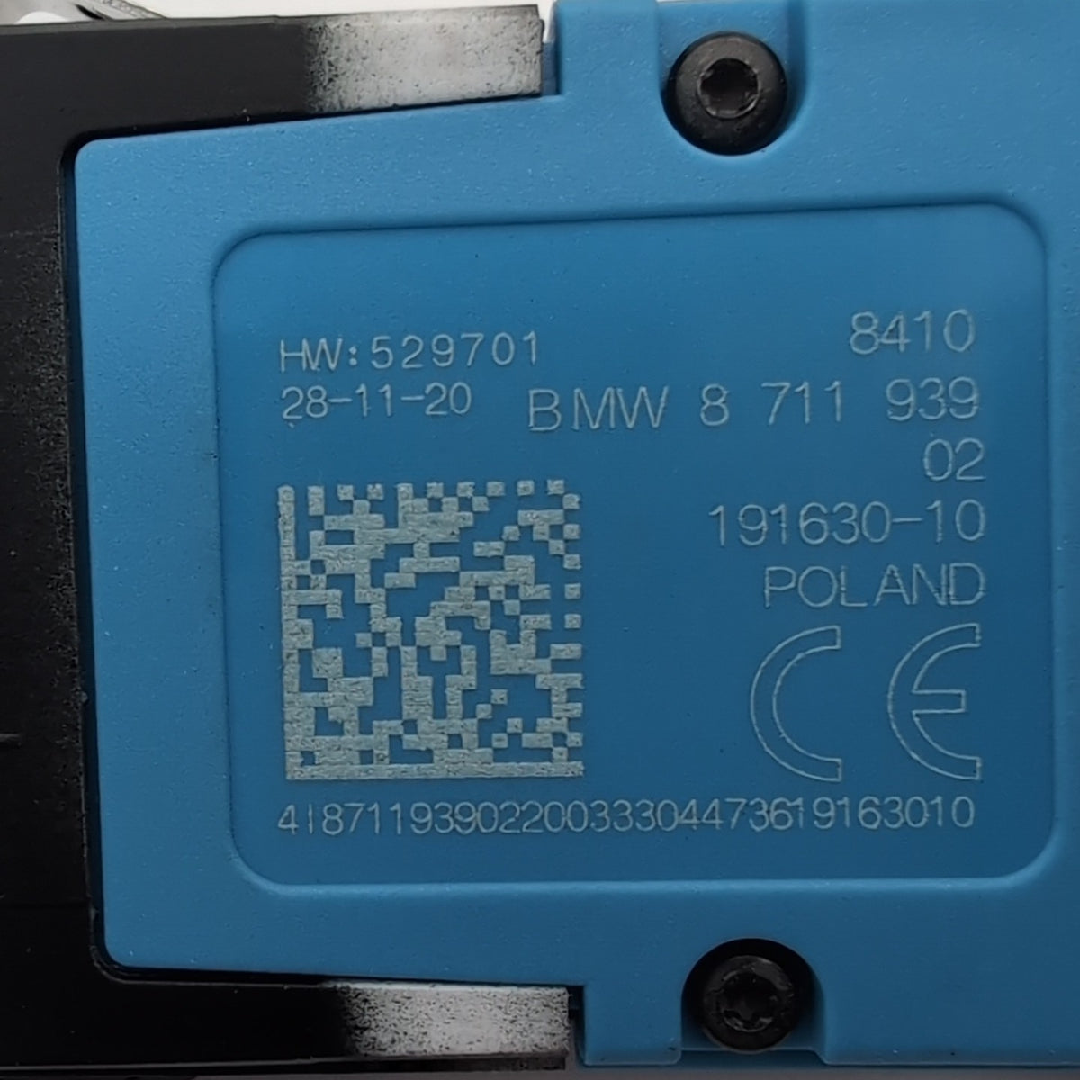 2019 - 2024 BMW 3 4 5 X3 X4 X5 X6 Rear Center Single USB Port Socket 8711939