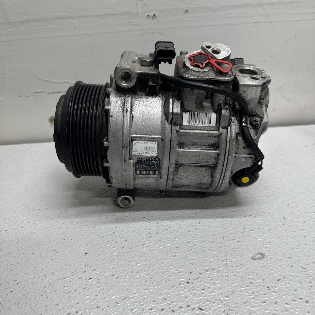 16-20 Mercedes W222 S600 S65 AMG A/C Air Conditioning Compressor A0008306902 OEM