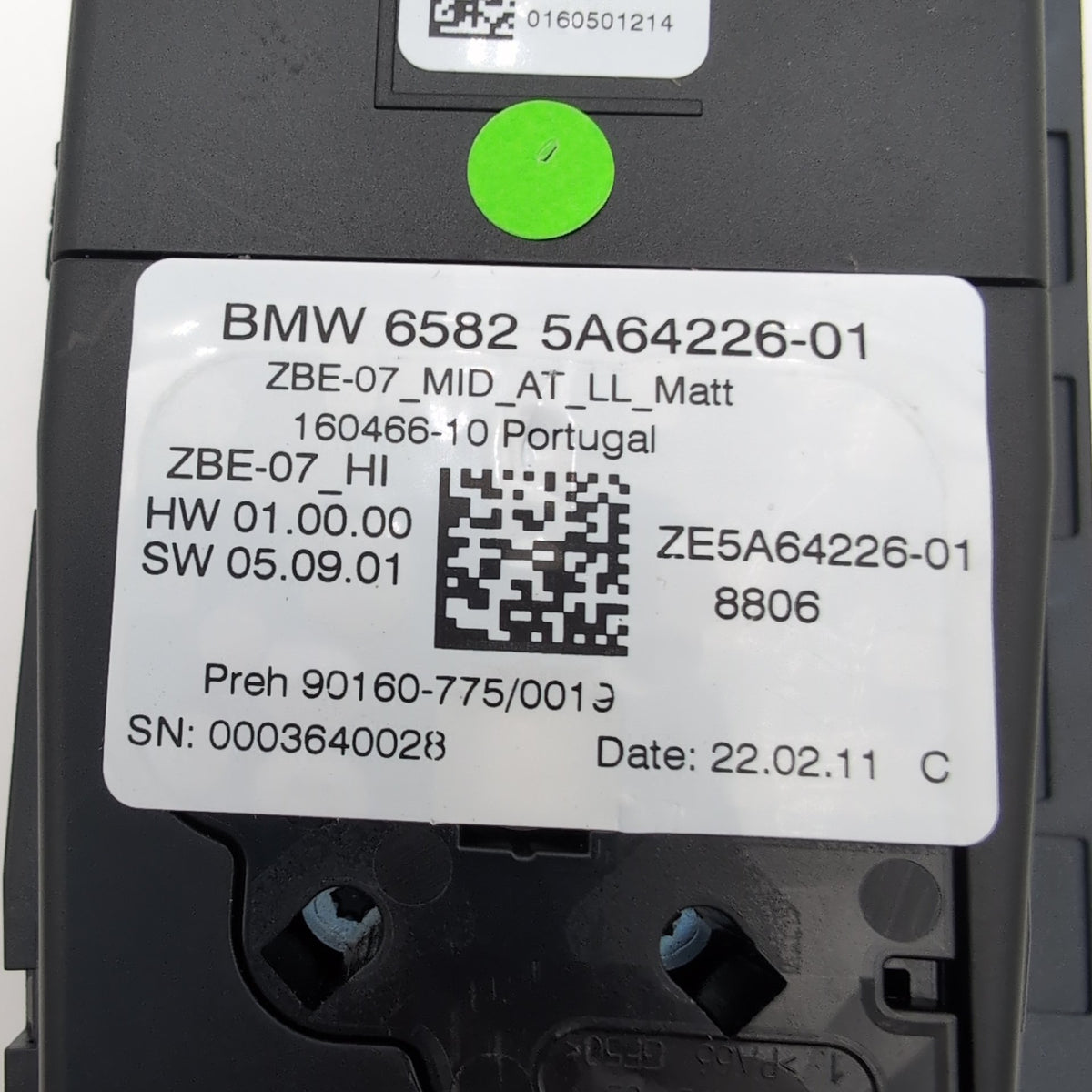 2021 - 2024 BMW 430i G20 G22 G26 iDrive Media Navigation Knob Switch 5A64226