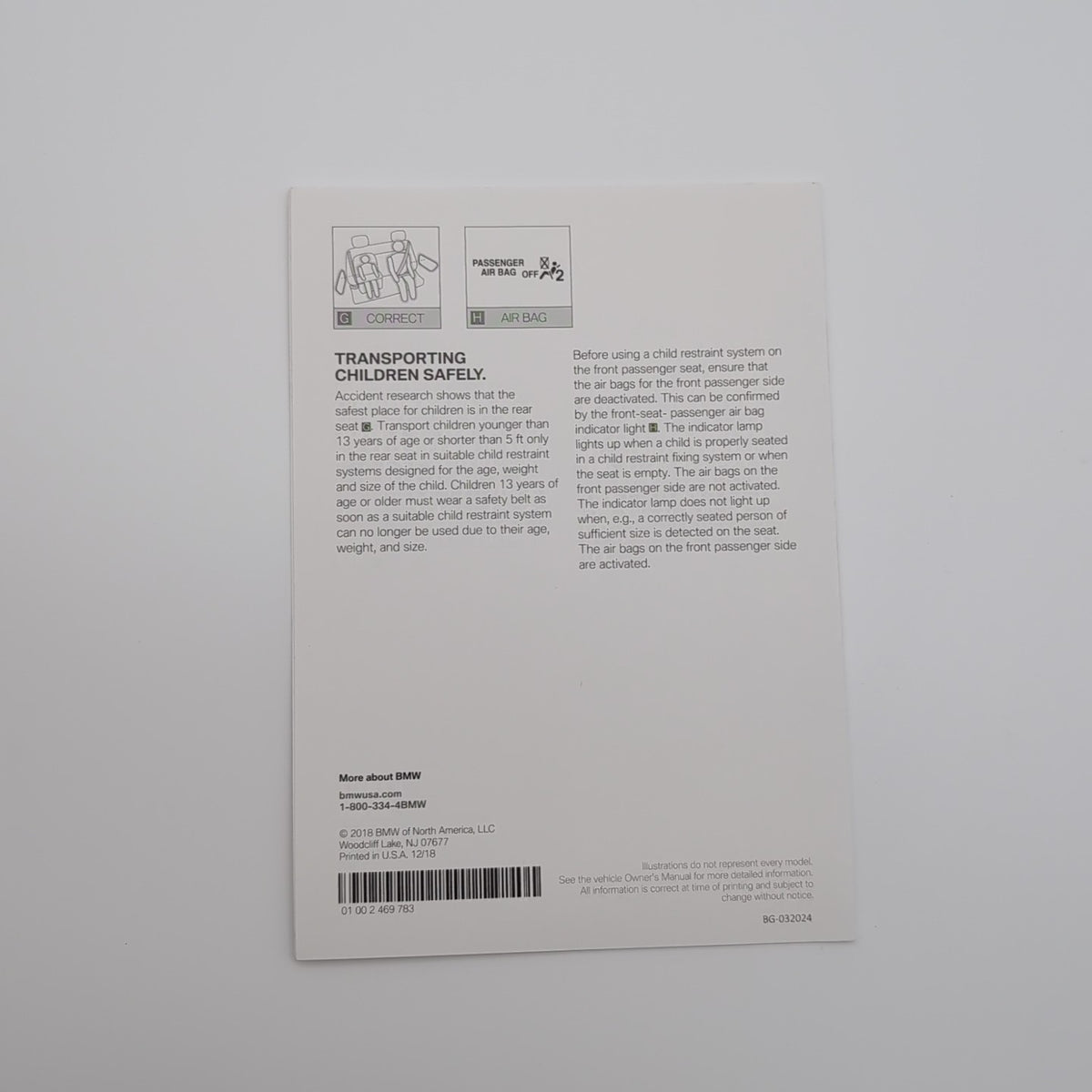2024 BMW X1 Owner's Manual Handbook Set Kit with Case OEM 5B37908