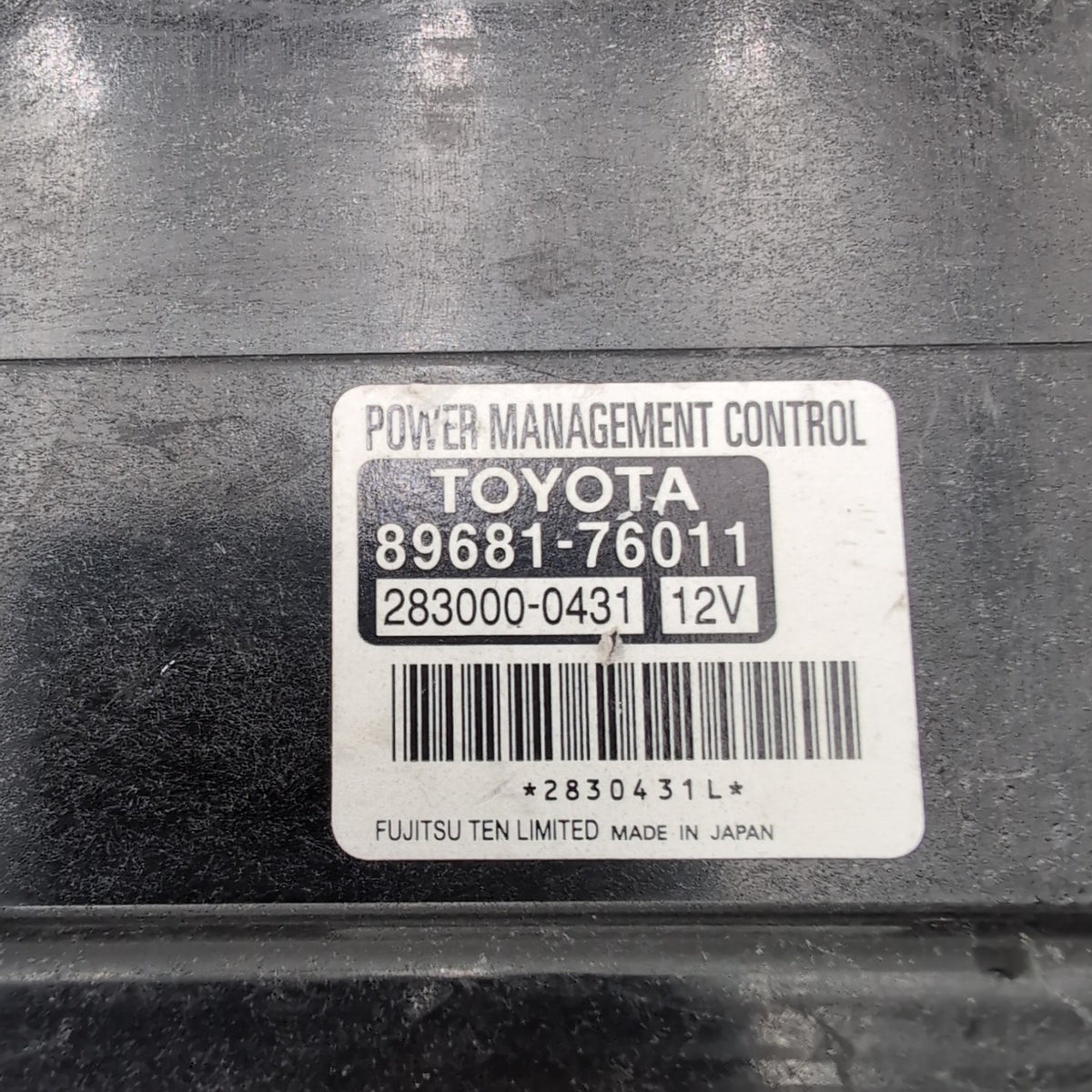 2011 11 2012 12 Lexus CT200H BODY CONTROL MODULE COMPUTER 8968176011