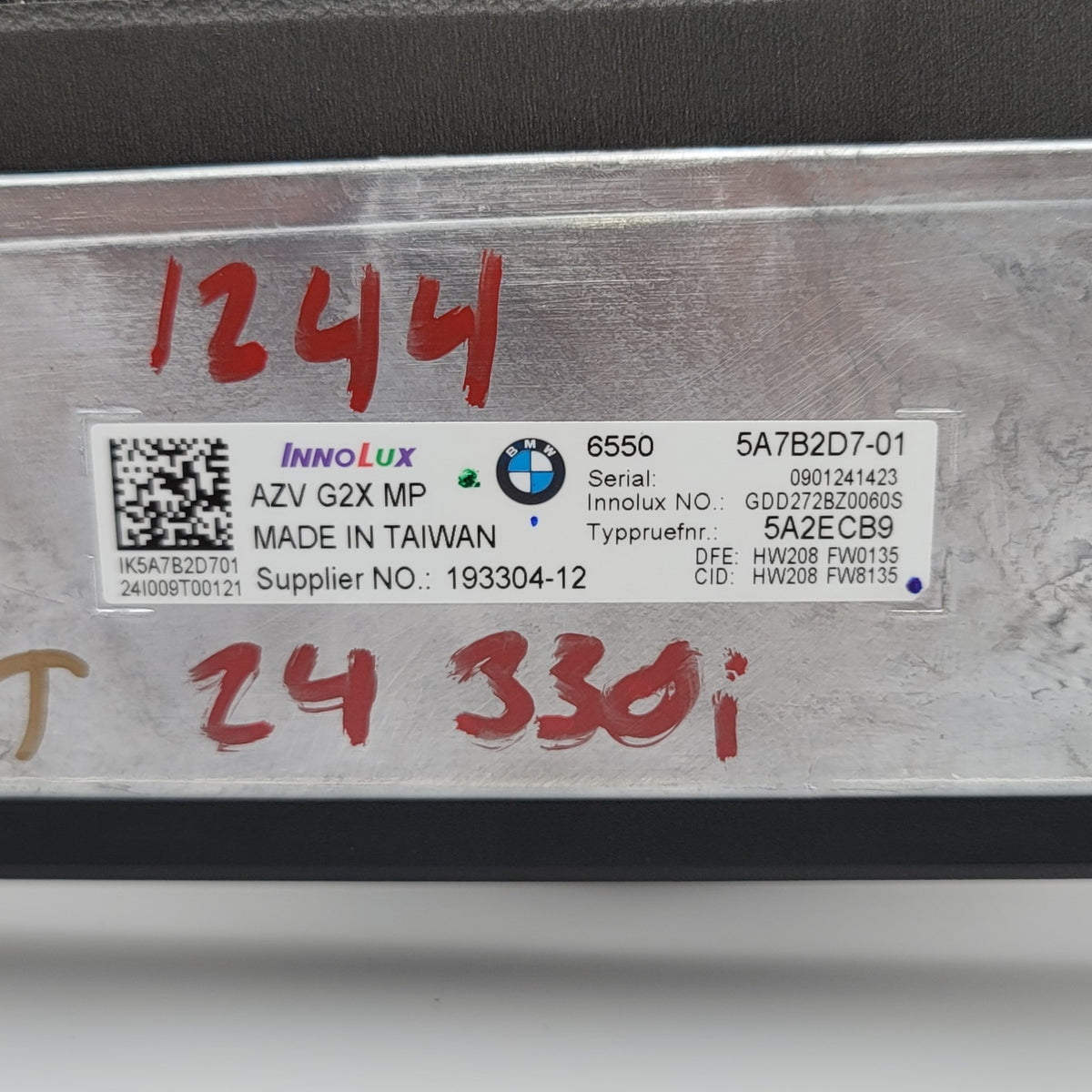2023 - 2026 BMW G20 G26 G42 M3 M4 Instrument Cluster Infotainment Display Screen