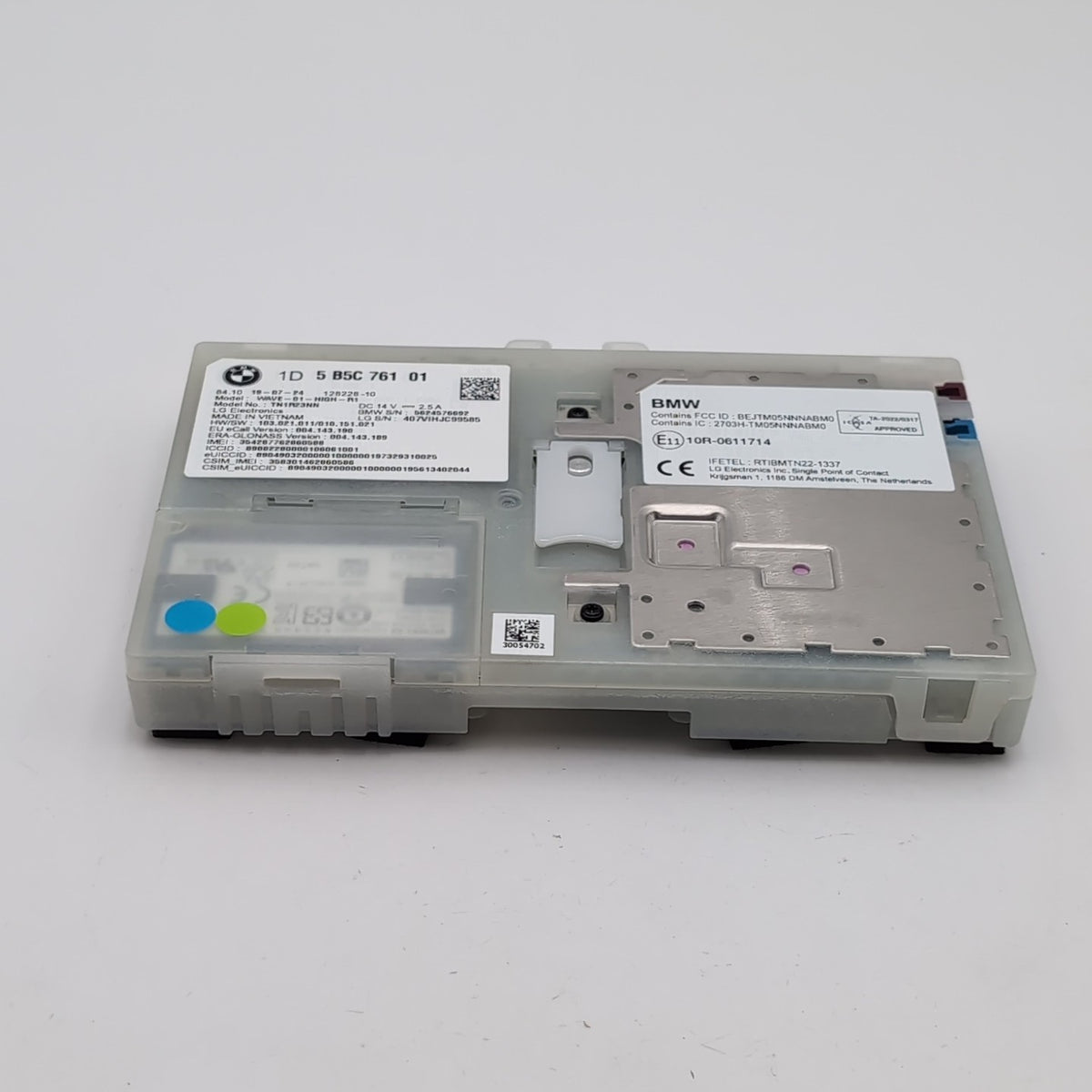 2025 BMW 330i G20 X1 U11 X3 G45 Antenna Telematics Control Module 5B5C761