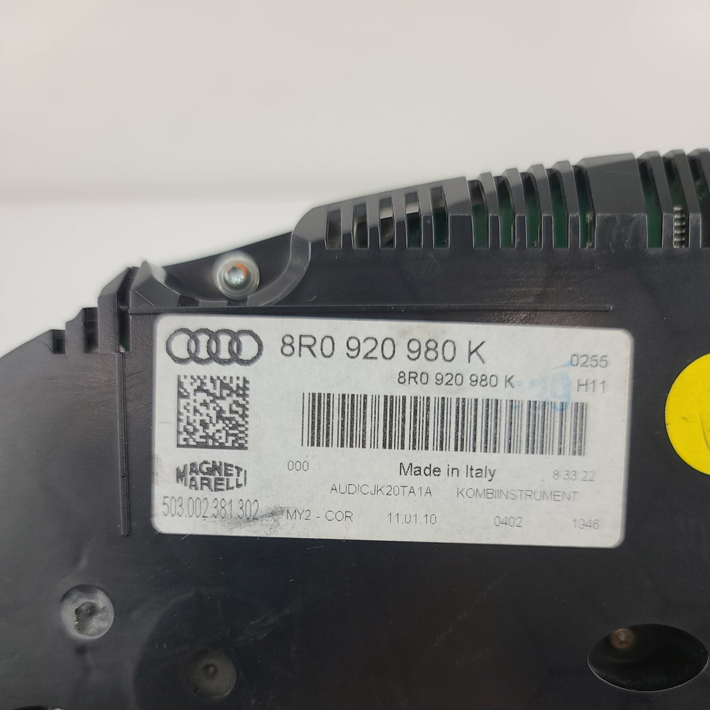 2009 - 2011 Fits Audi Q5 8R Instrument Cluster Speedometer 8R0920980K Unkw Miles