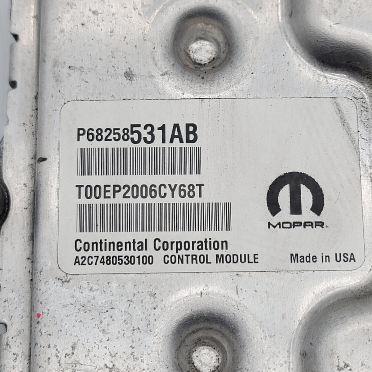 2016 Jeep Cherokee Computer Brain Engine 4X4 ECU ECM EBX Module P68258531AB