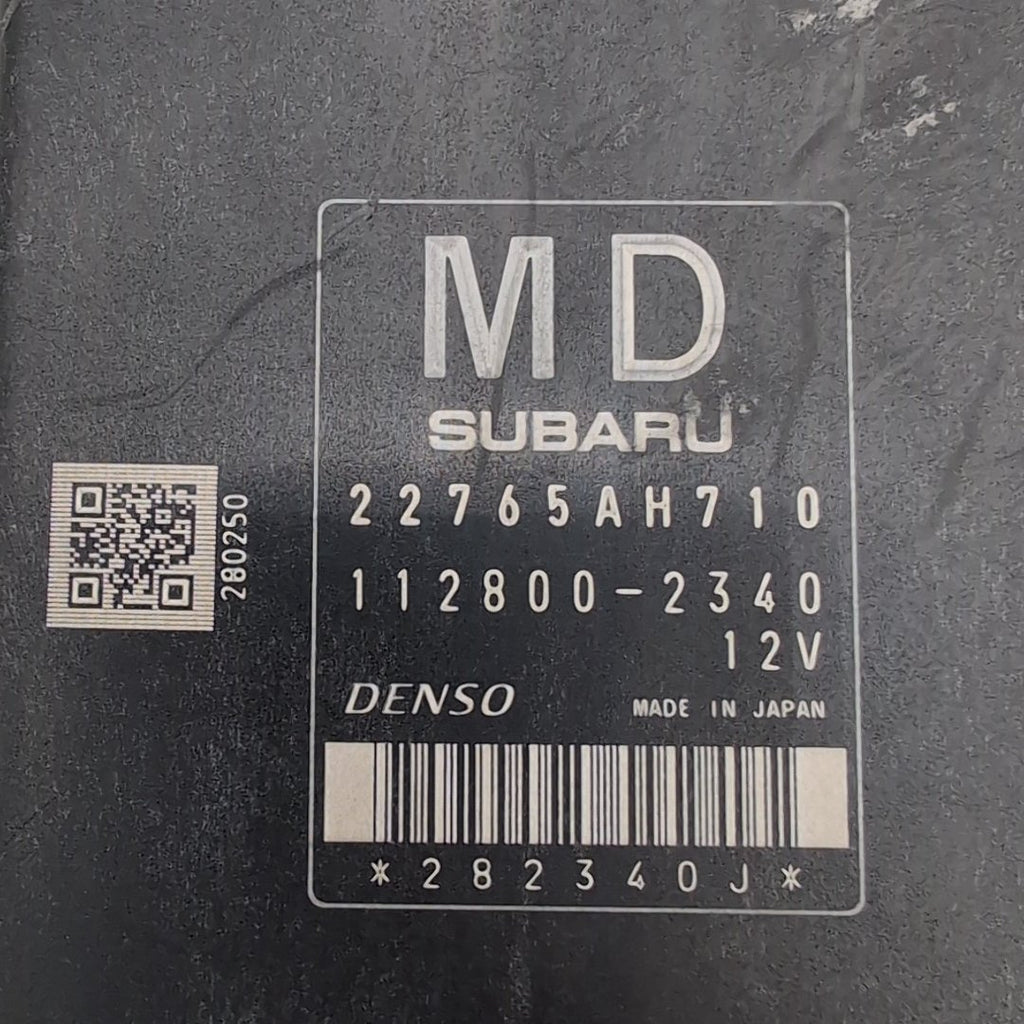 2016 Subaru Impreza 2.0L Engine Computer Control Module ECU 22765AH710