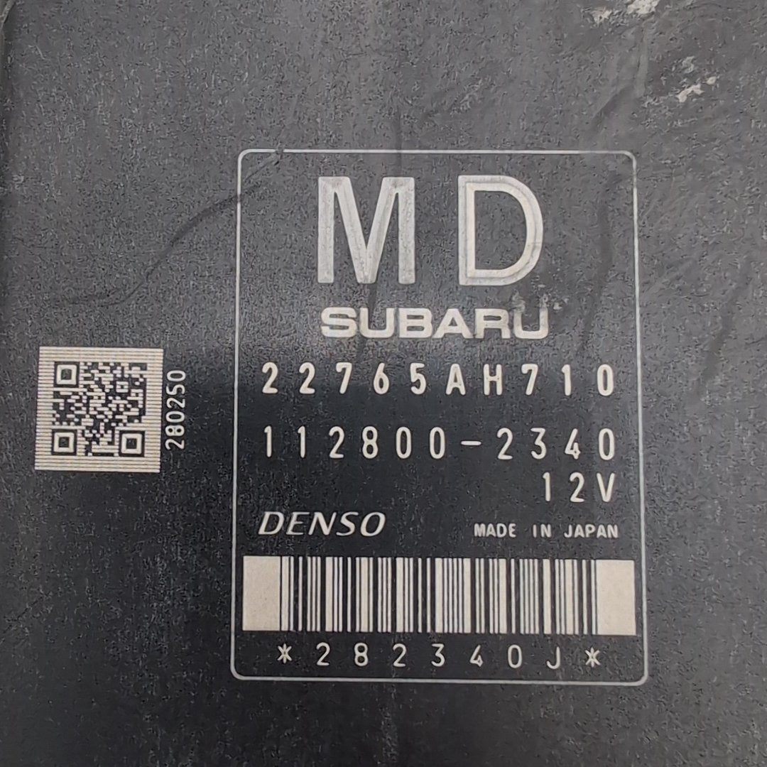 2016 Subaru Impreza 2.0L Engine Computer Control Module ECU 22765AH710