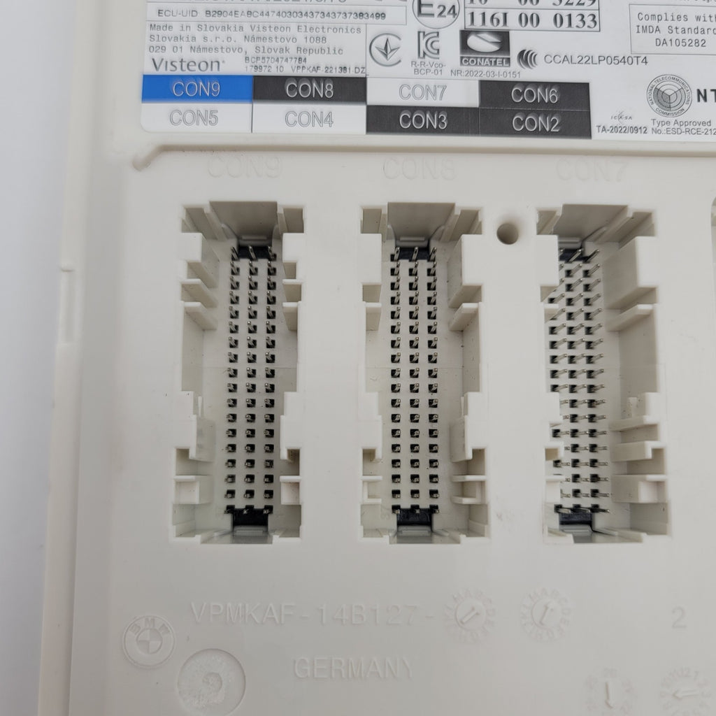 2024 2025 BMW iX X2 X5 X6 G05 G06 BODY DOMAIN CONTROL MODULE FUSE BOX BDC UNIT
