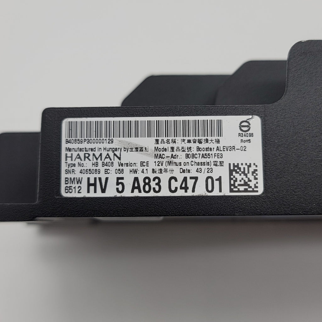 2022 2023 2024 BMW IX I20 RADIO SYSTEM AMP AMPLIFIER BOOSTER CONTROL MODULE UNIT