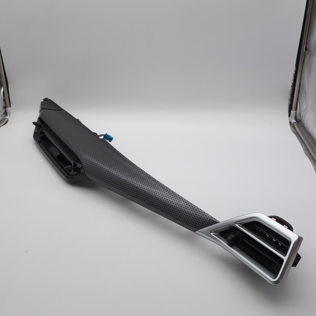 2024-2026 BMW G42 G20 G22 Center Dash Air Vent Assembly Trim Aluminum Rhombicle
