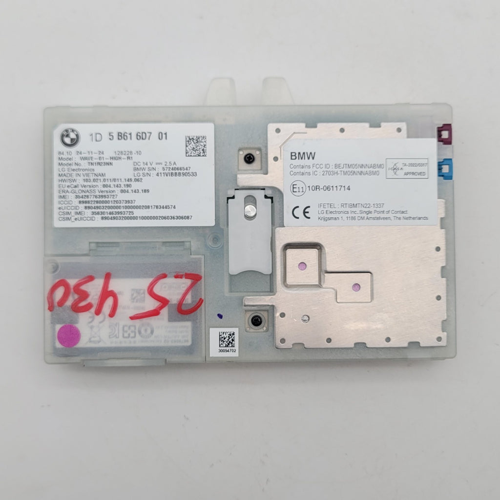 2025 2026 BMW G20 G22 G42 G60 M3 M4 X1 X3 X6 Antenna Telematics Control Module