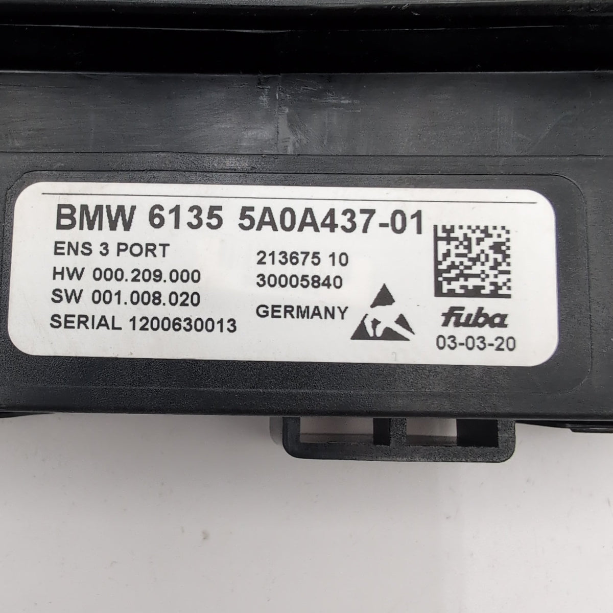 2019 - 2024 BMW 330i G20 G26 Ethernet Switch Power Distribution Module 5A0A437