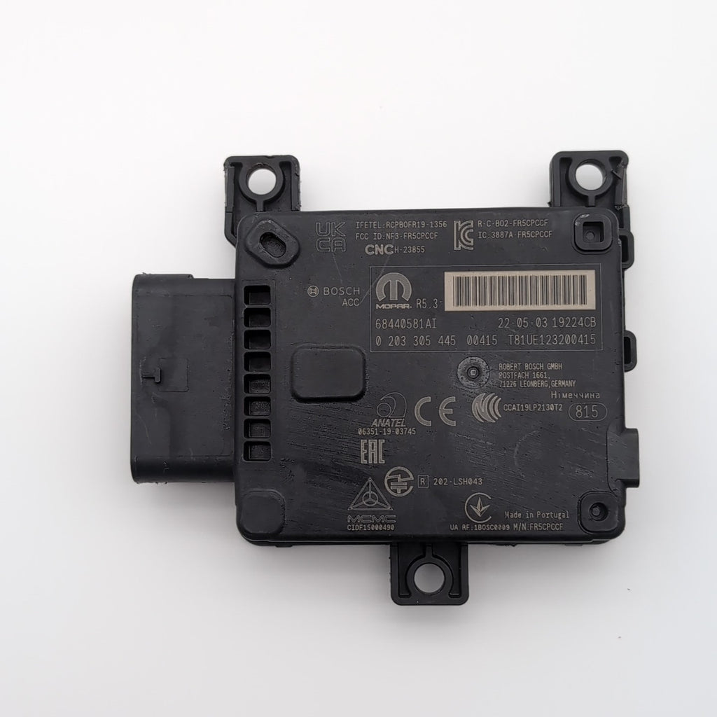 2021- 2024 Dodge Durango Adaptive Cruise Distance Radar Sensor 68440581AI