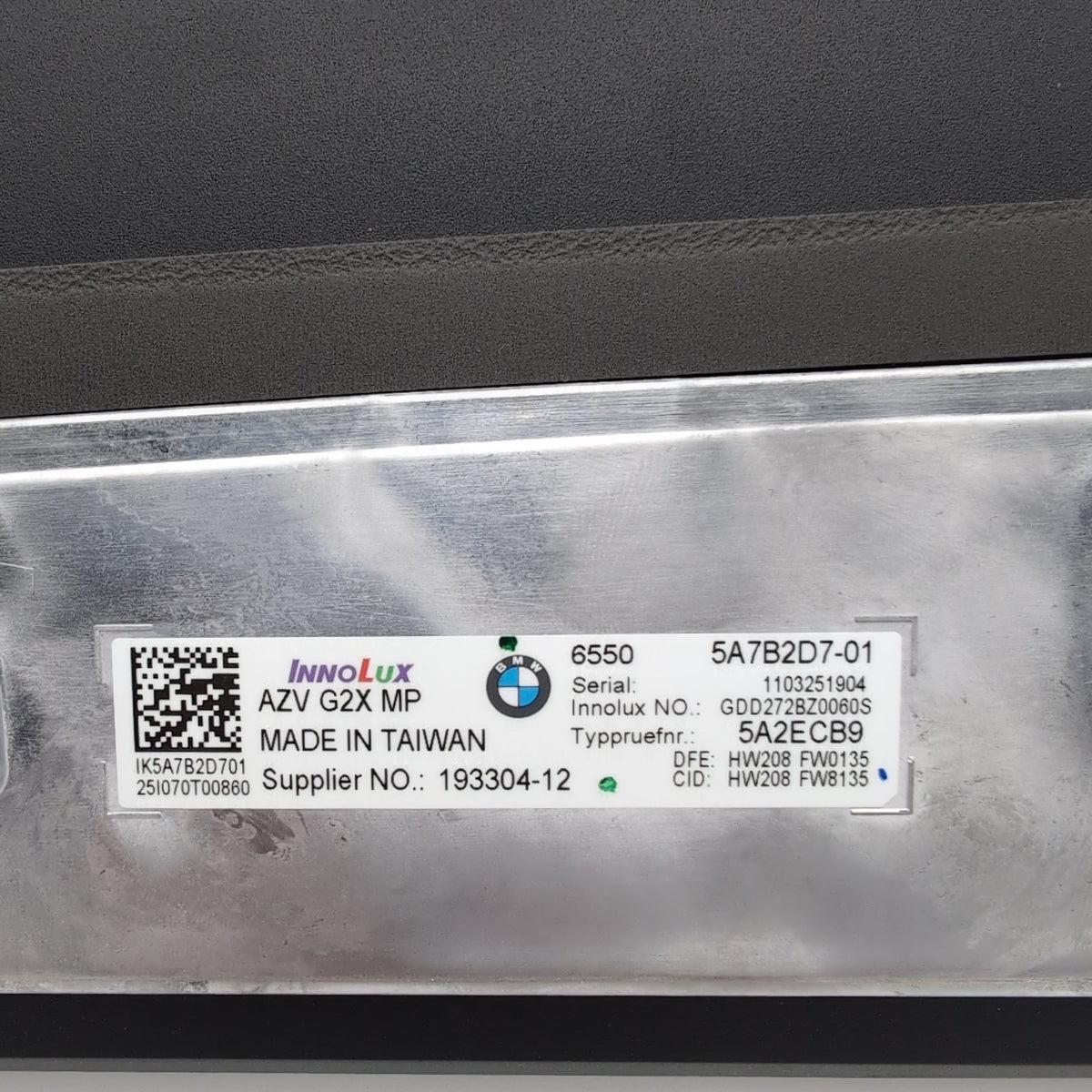 2023 - 2026 BMW G20 G26 G42 M3 M4 Instrument Cluster Infotainment Display Screen