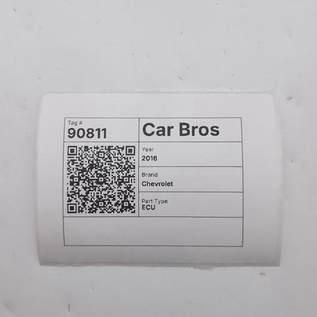 2014 - 2016 Chevrolet Silverado 1500 Engine Computer Control Module E92 12673195