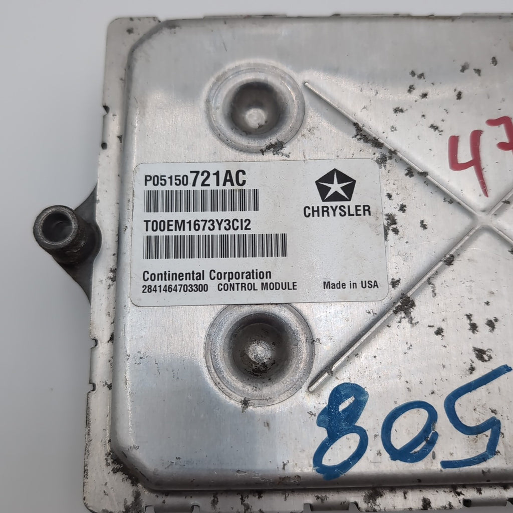 2013 Dodge Journey 3.6L Engine Computer Control Module ECU ECM OEM P05150721AC