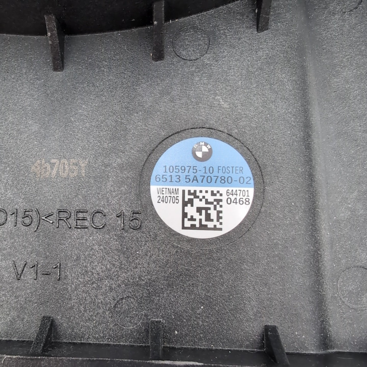 2024 2025 2026 BMW X3 G45 ALEV2 Central Subwoofer Woofer Speaker 5A70780