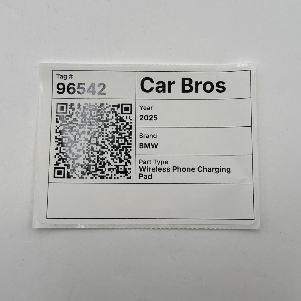2022 - 2026 BMW X1 X2 Front Wireless Phone Charing Pad Tray 5A22F51 5B52225