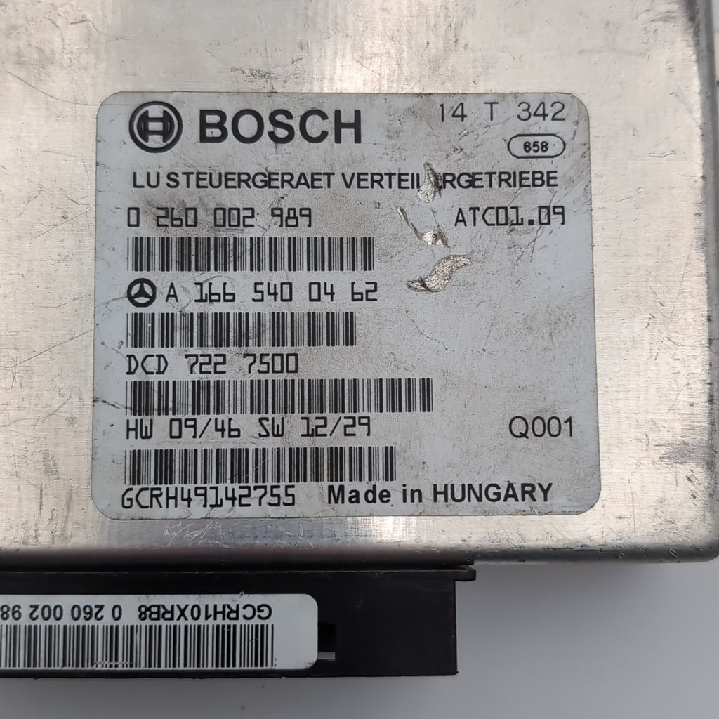 2015 MERCEDES GL450 TRANSMISSION GEARBOX CONTROL MODULE TCU TCM A1665400462