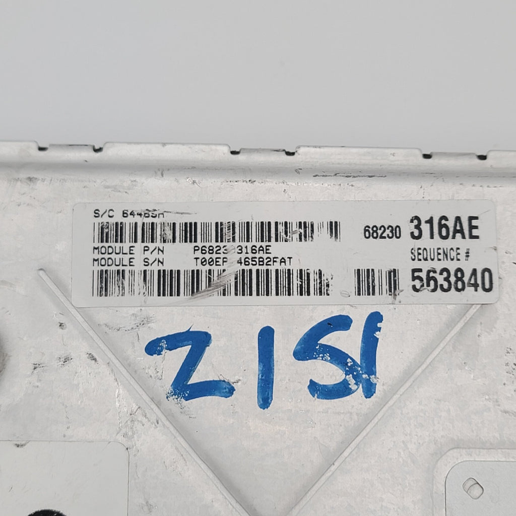 2015 Chrysler 300 Engine Computer Control Module ECM EBX OEM P05150883AD