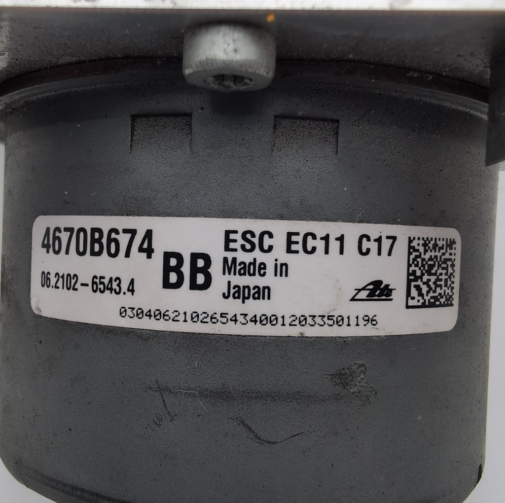 2020 2021 Mitsubishi Outlander Sport 2.0L ABS Anti Lock Brake Pump 4670B674