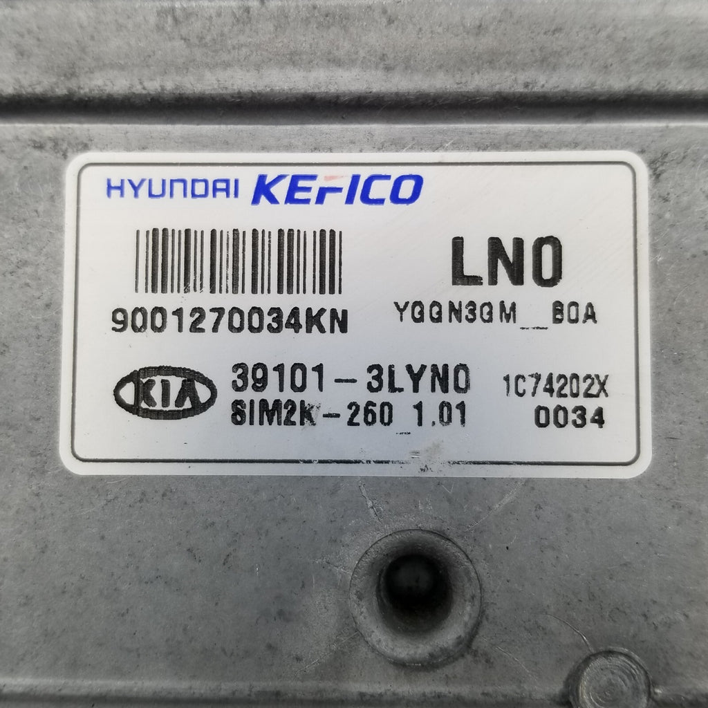 17 18 19 Kia Cadenza 3.3L Engine Computer Control Module ECM ECU OEM 391013LYN0