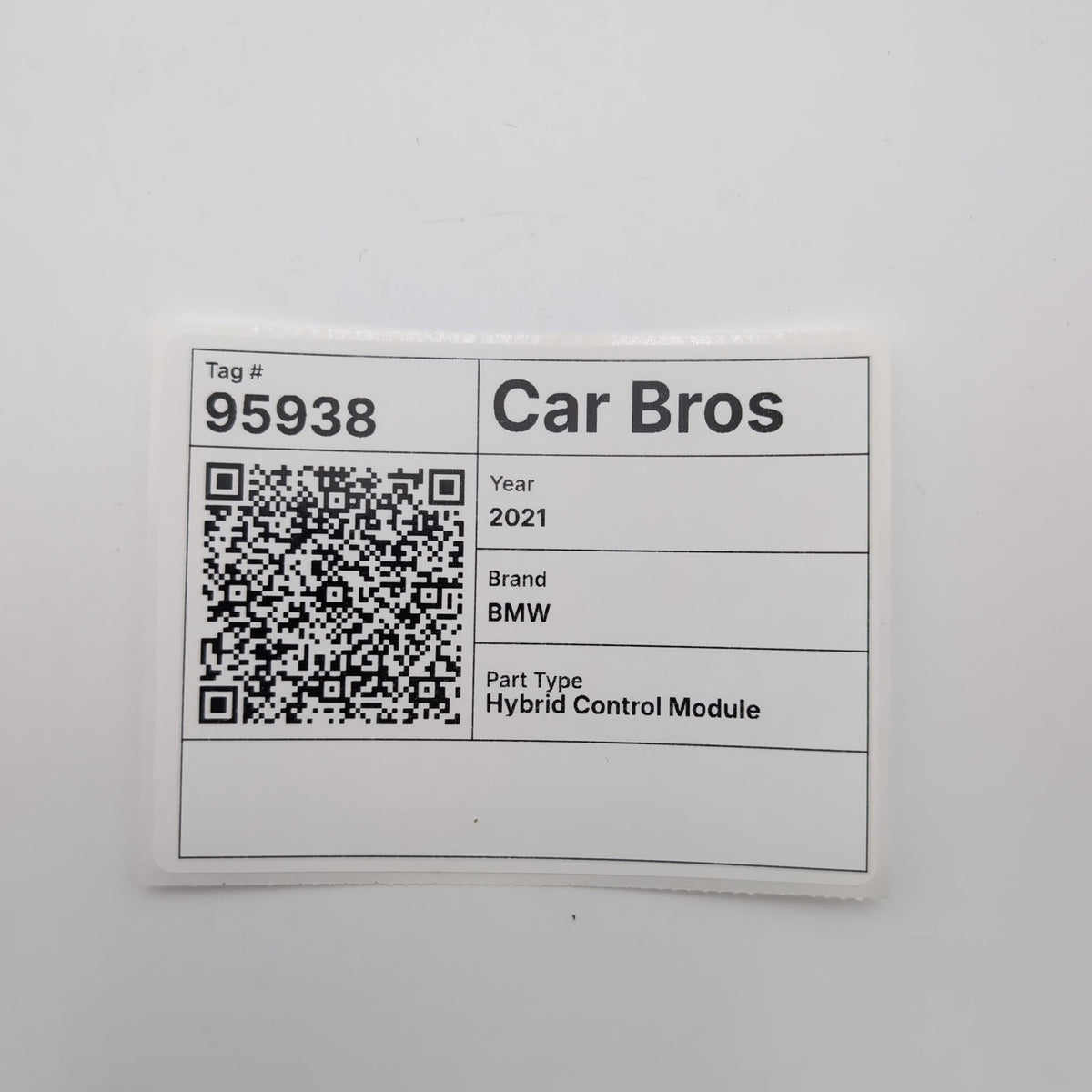 2017 2018 2019 2020 2021 BMW i3 i3s I01 SAS Hybrid Control Module 9500014