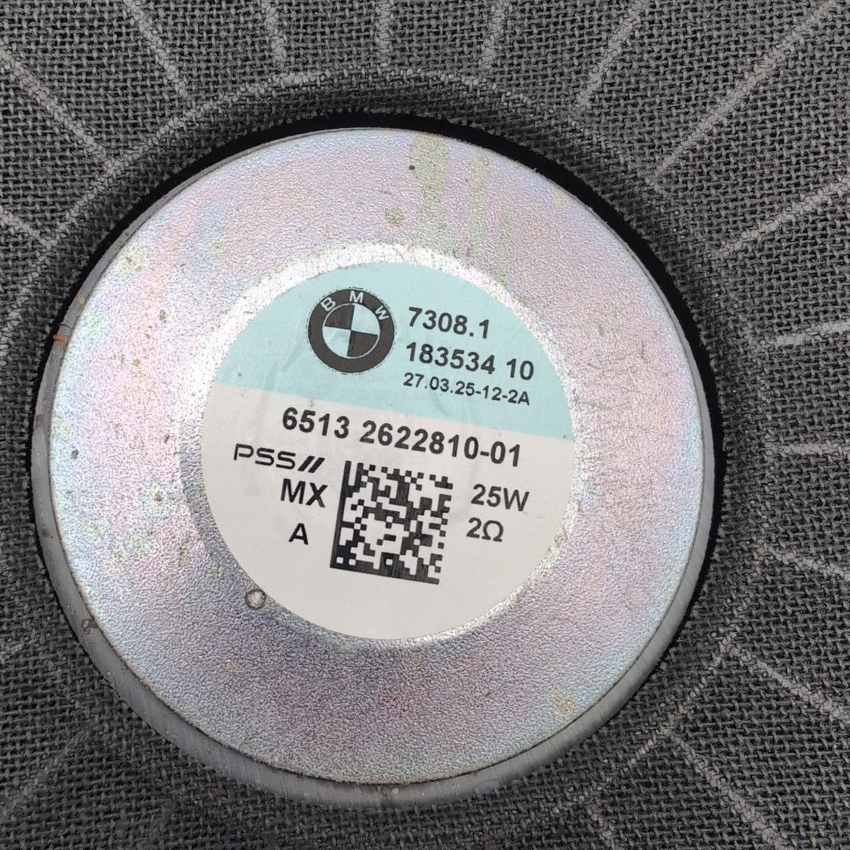 2019 - 2026 BMW 330i M340i 330ix G20 Right Under Seat Subwoofer Speaker 2622810