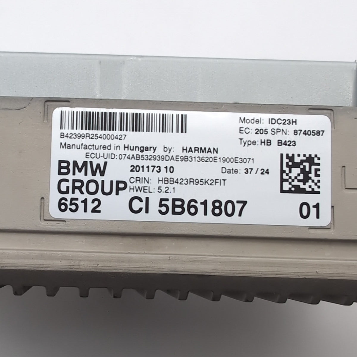 2025 BMW X1 U11 X2 U10 Radio Stereo Head Unit Receiver IDC23H OEM 5B61807