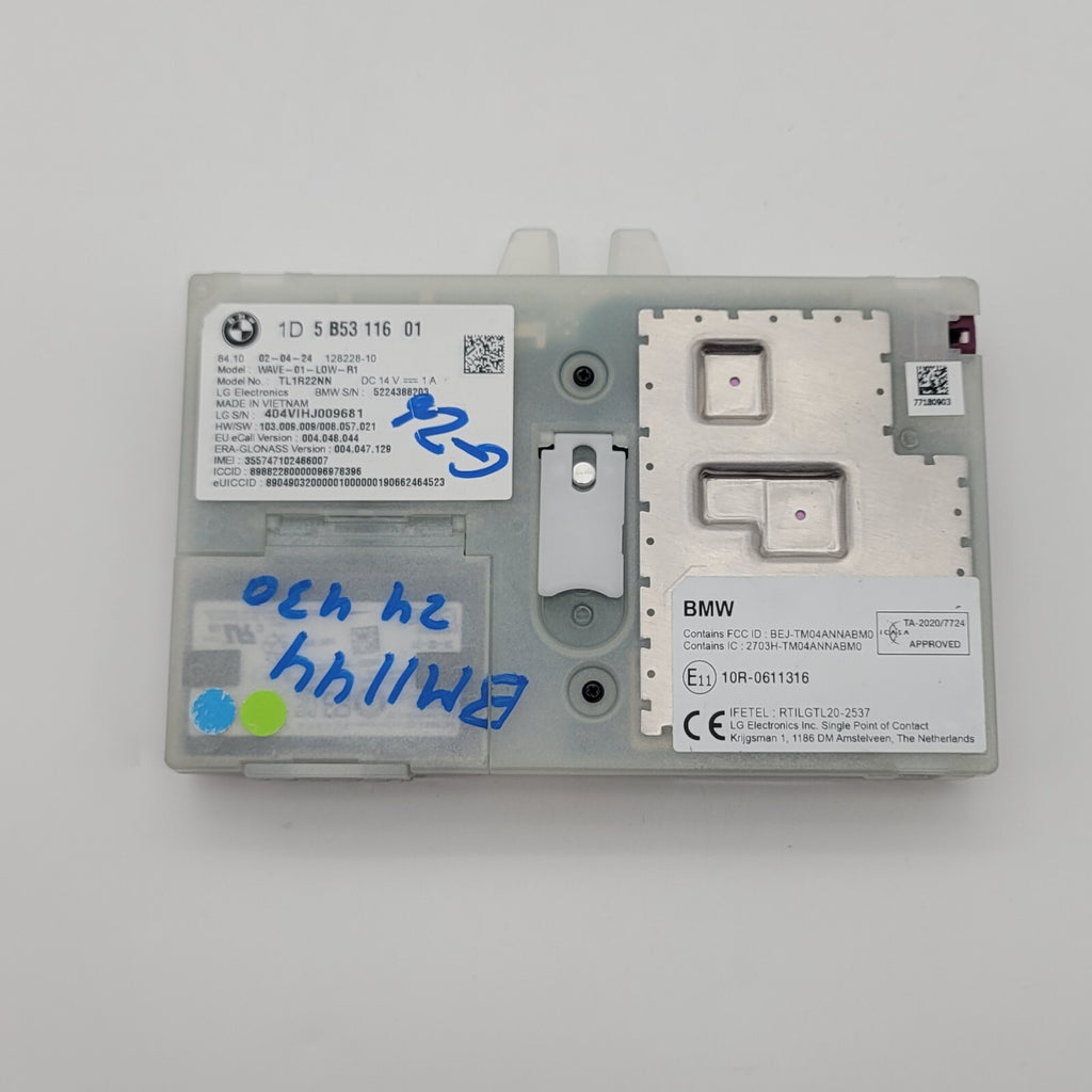 2024 BMW 430i COUPE OEM TELEMATIC COMMUNICATION CONTROL MODULE 1D5B5311601