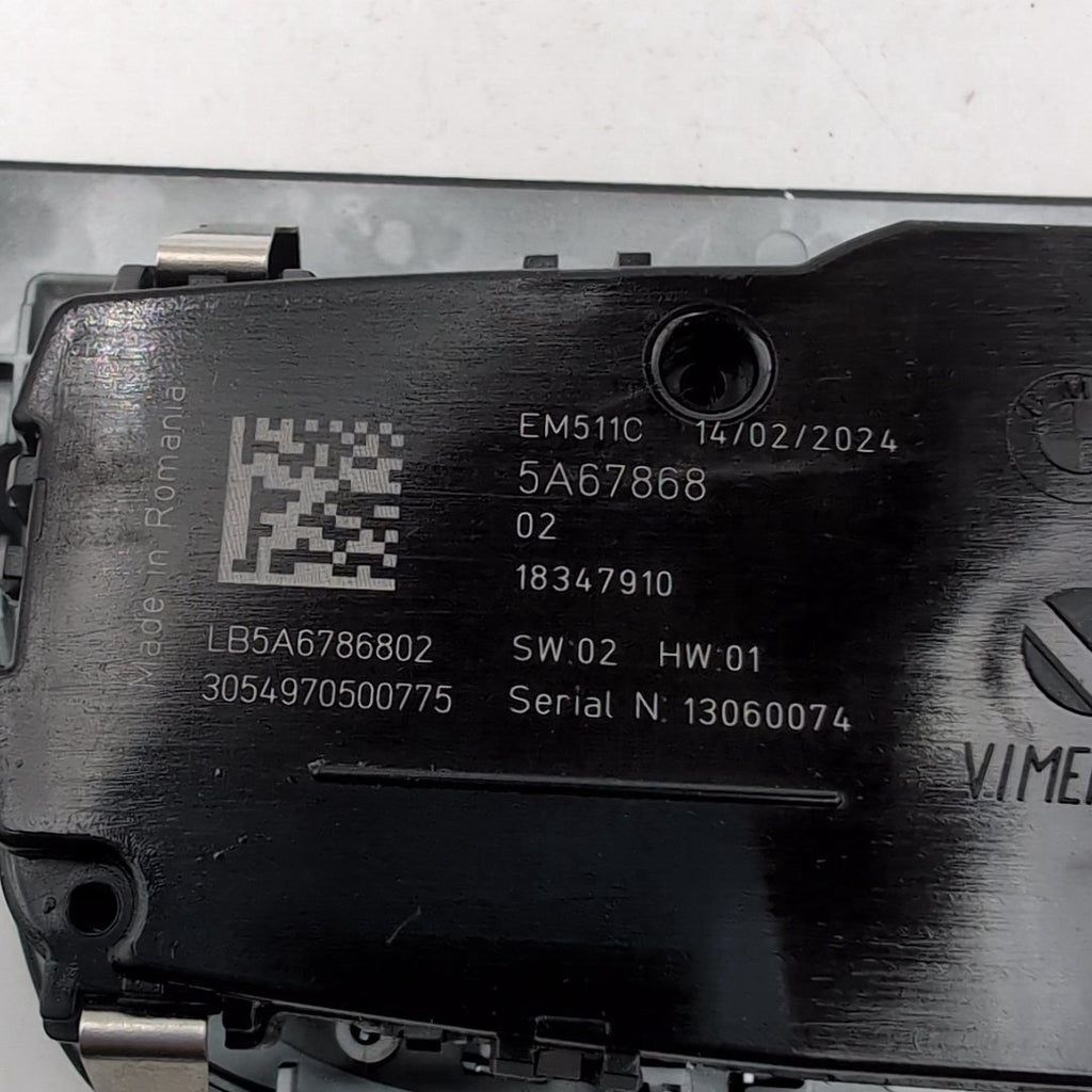 2019 - 2024 BMW G01 G02 F97 F98 X3 X4 Light Control Switch Panel 5A67868