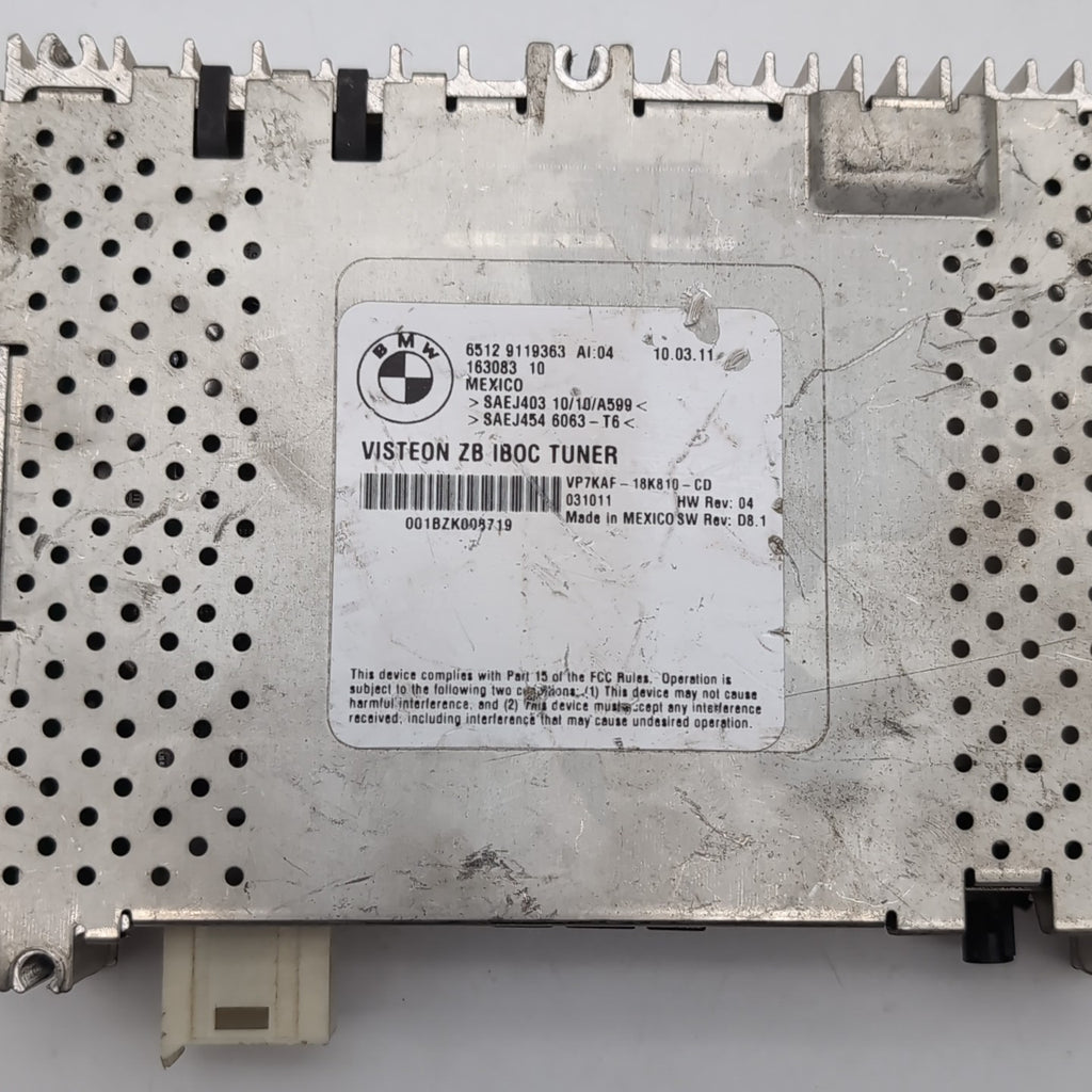 2007- 2010 BMW 1 3 5 6 7 E84 E90 E60 E65 E70 E71 RADIO TUNER MODULE 9119363