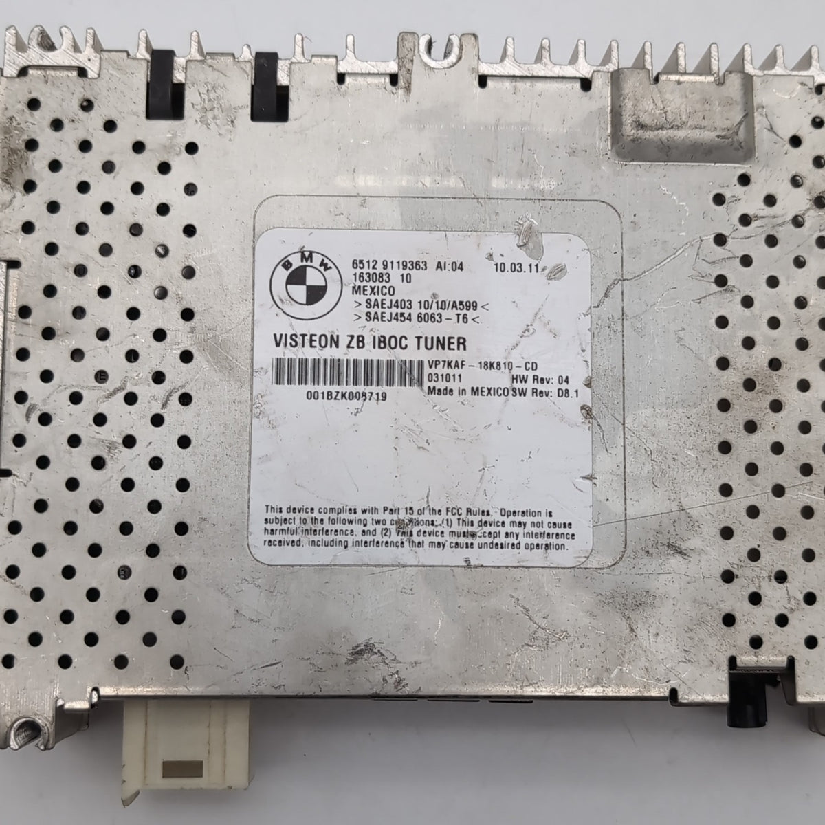 2007- 2010 BMW 1 3 5 6 7 E84 E90 E60 E65 E70 E71 RADIO TUNER MODULE 9119363