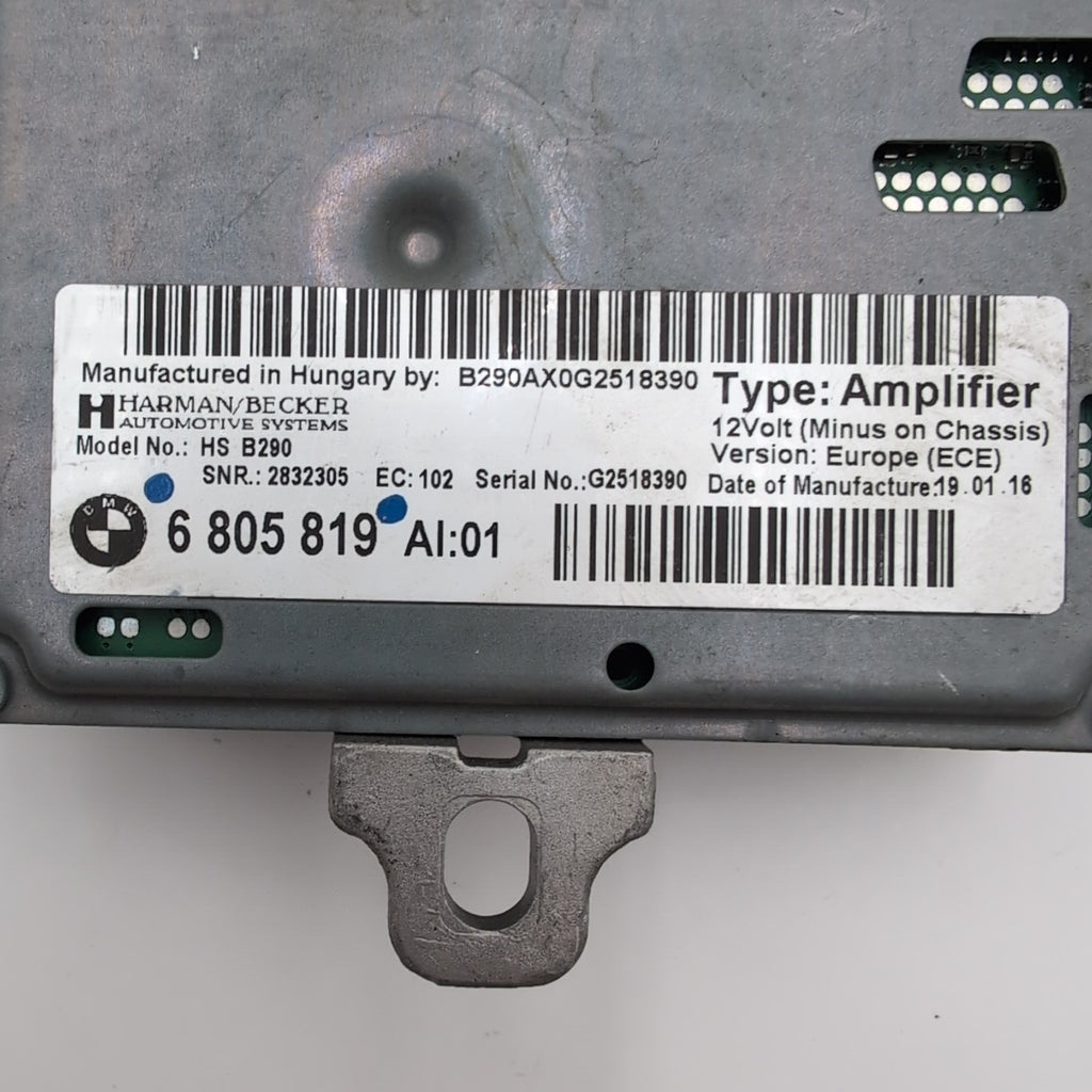 2015 2016 BMW M4 Active Sound Control Design Amplifier OEM 6805819