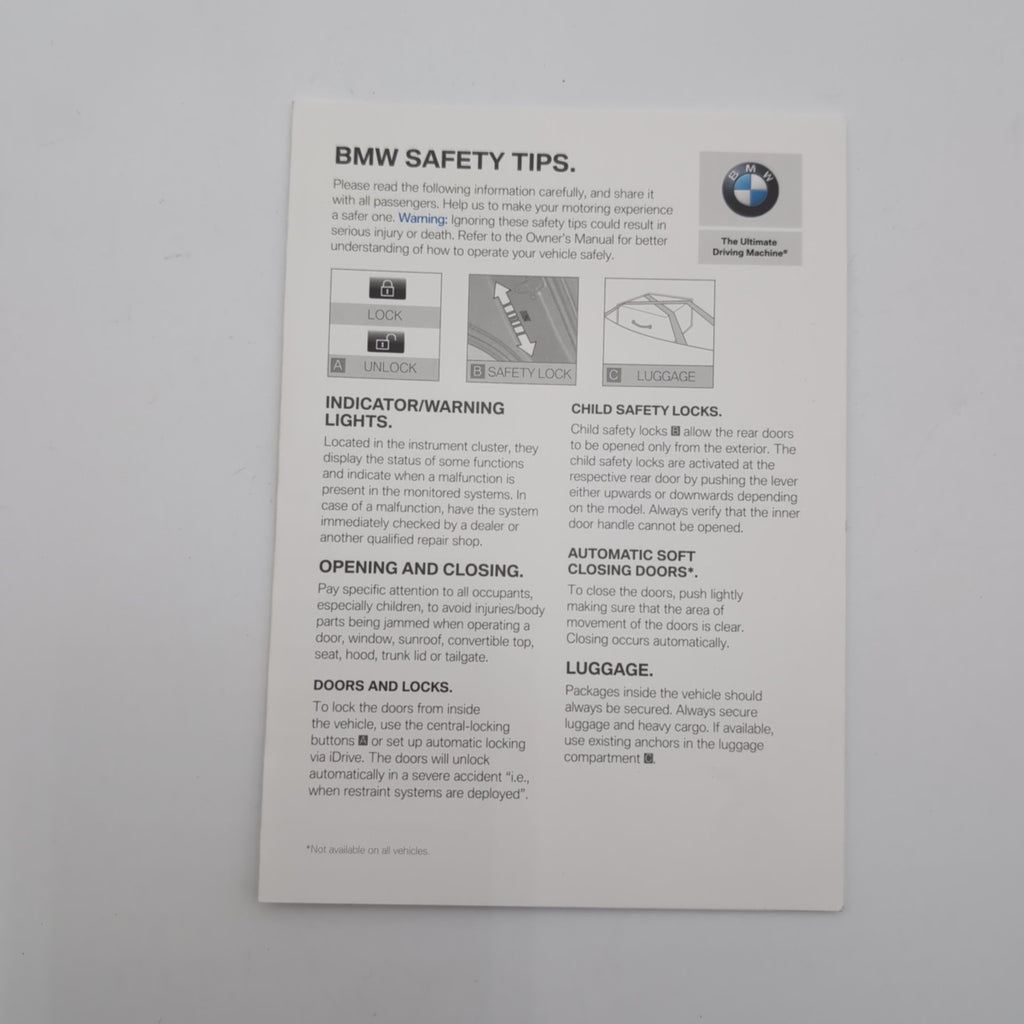 2021 BMW i3 I01 Owners Manual Hand Book Set Kit OEM