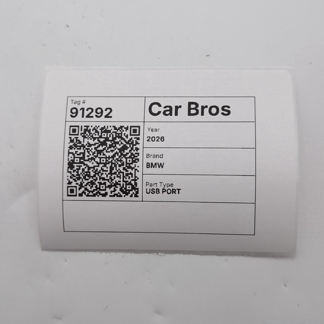 2025 2026 BMW X5 USB Bush Single Socket Port 5B51C72