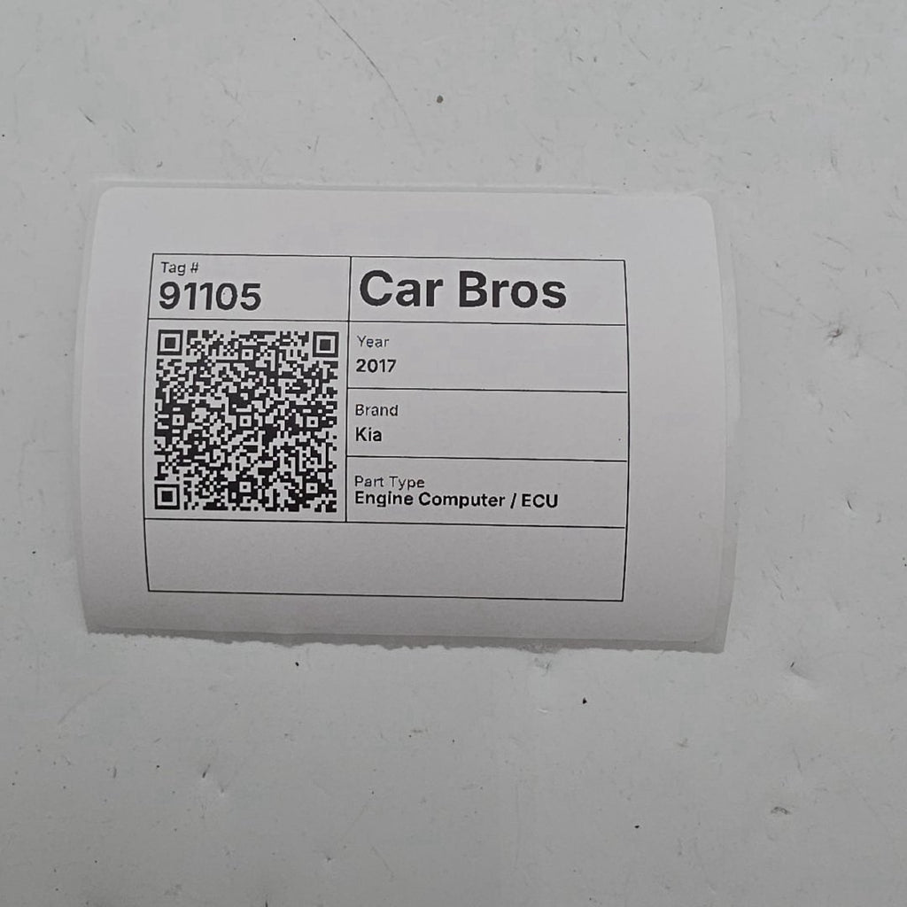 2017 2018 Kia Soul 1.6L Manual Engine Computer Control Module ECU 39110-2BPF5