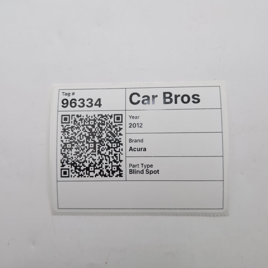 2011 2012 2013 Acura MDX Rear Blind Spot Radar Sensor MASR007387