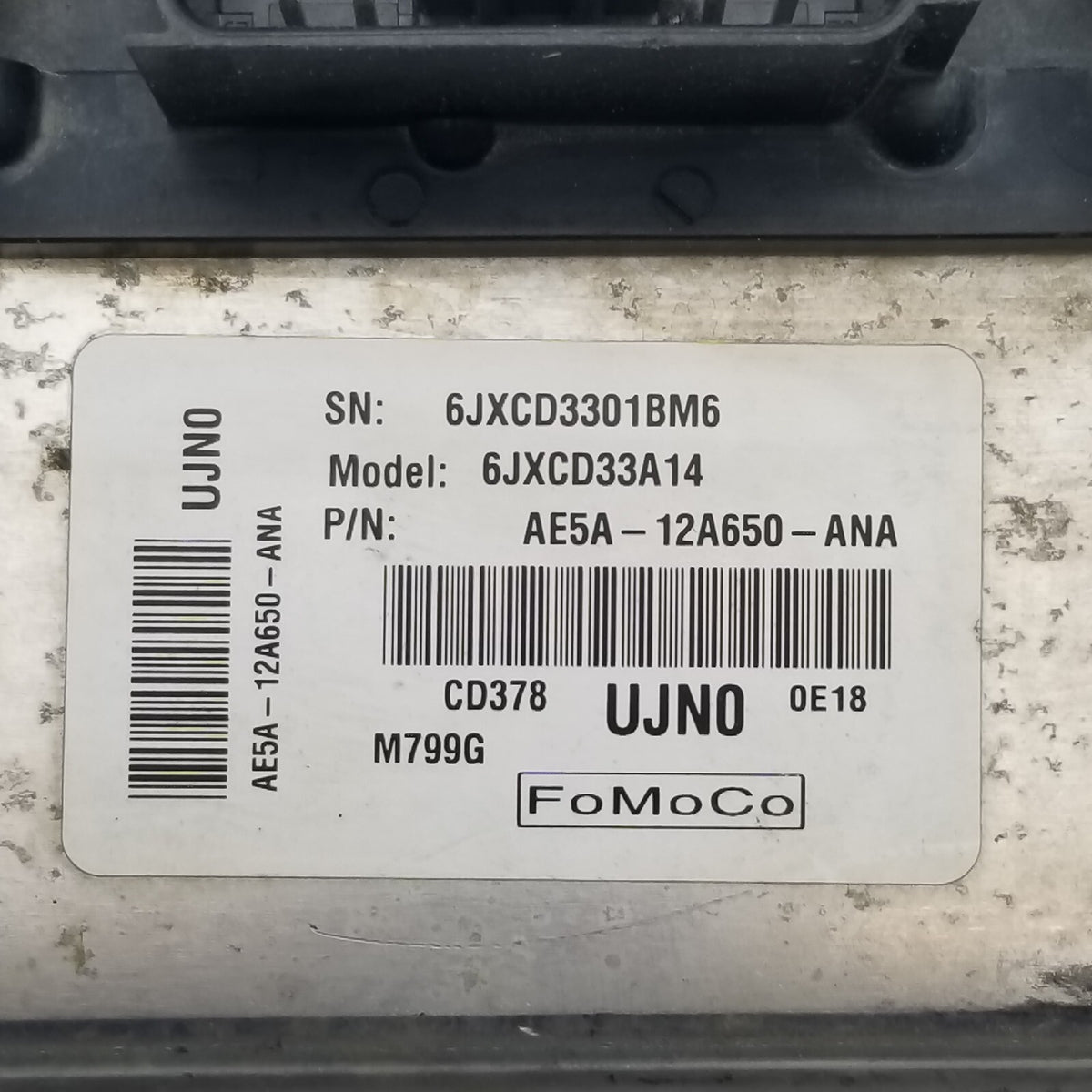 2010 LINCOLN MKZ Engine Computer Control Module ECM ECU AE5A-12A650-ANA OEM
