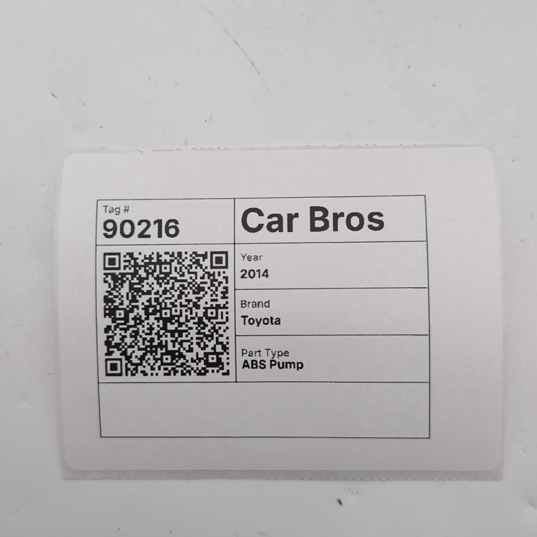 2013 2014 Toyota Avalon 3.5L ABS Anti Lock Brake Pump Control Unit 44540-07070