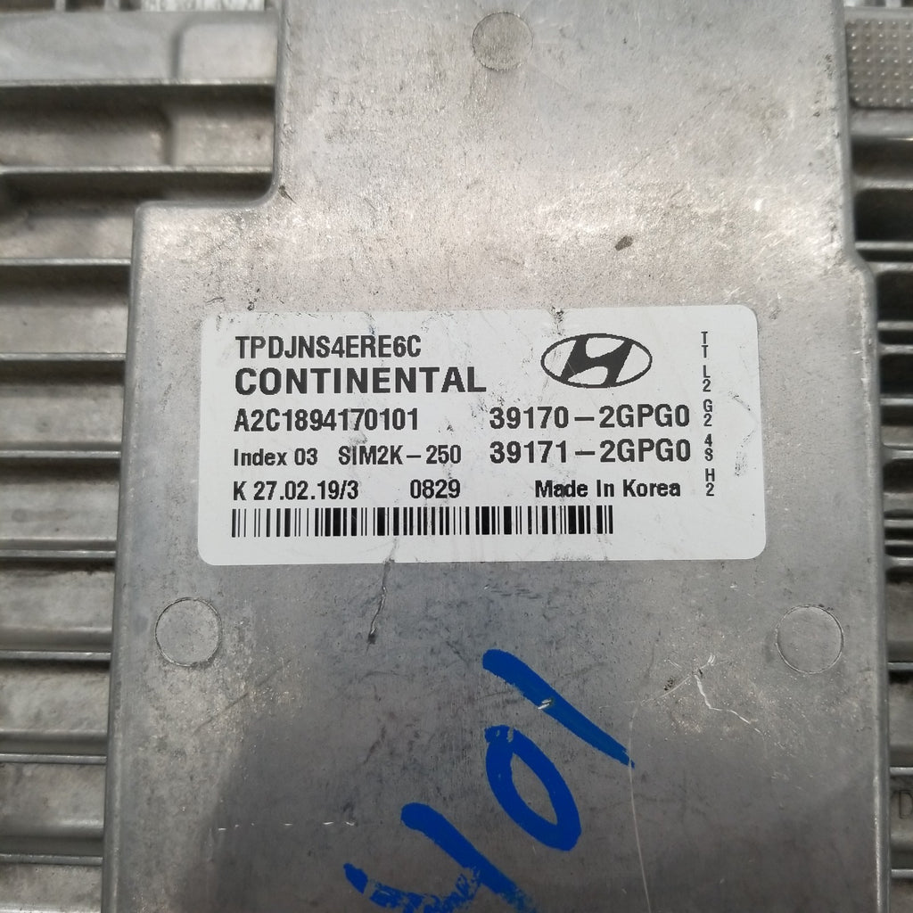 2019 2020 2021 Hyundai Tucson Engine Computer Control Module ECM ECU 39170-2GPG0