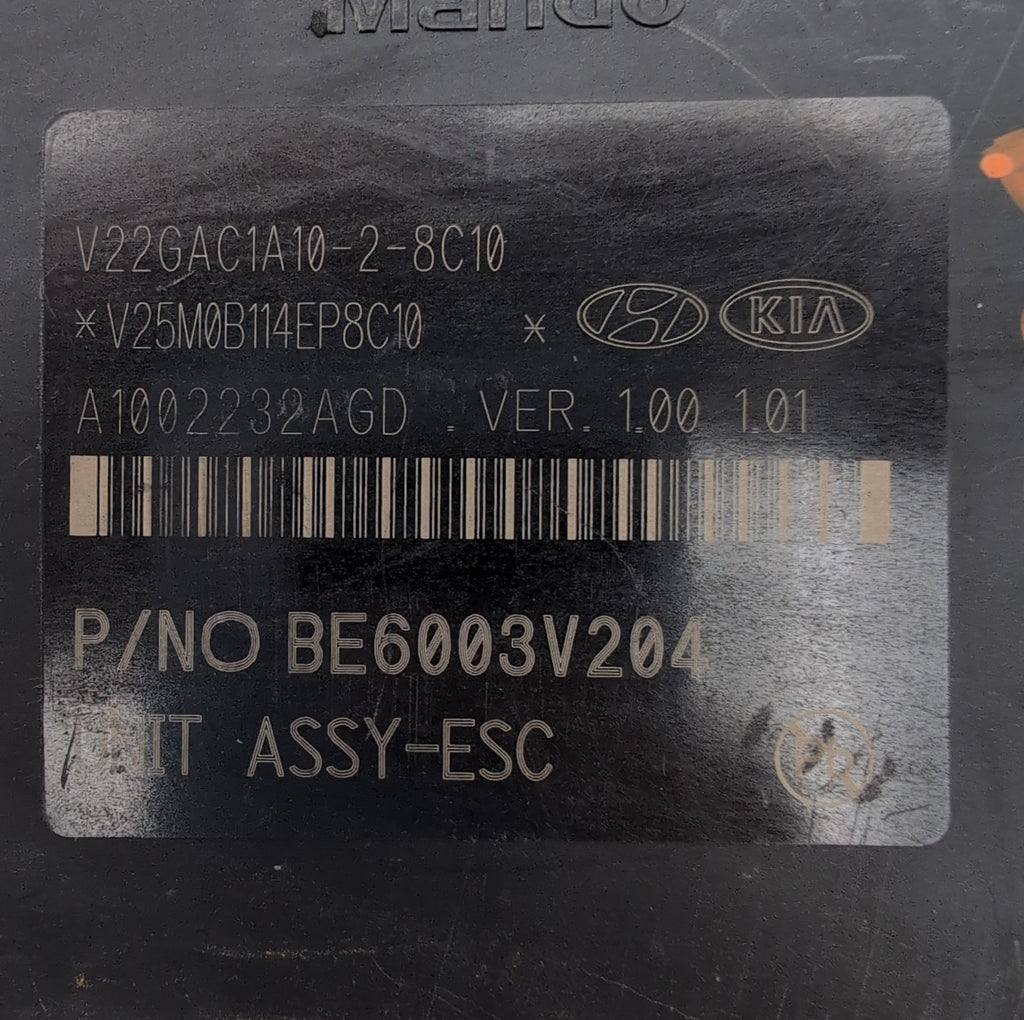 2020 2021 2022 Kia Rio 1.6L ABS Anti Lock Brake Pump Control Unit 58920-H9280